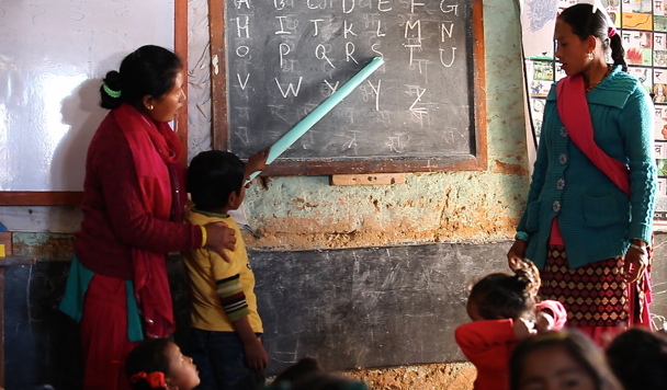 EDC classroom in Kavre