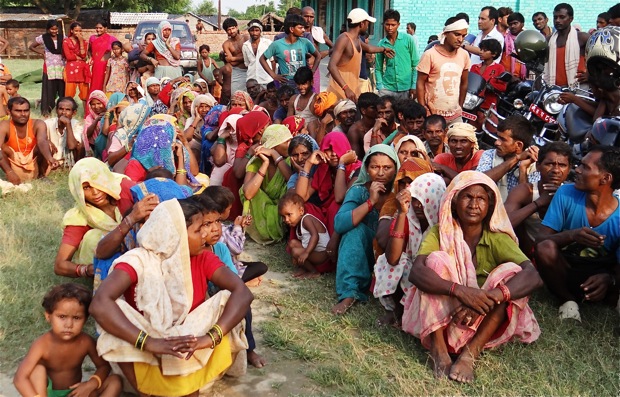 NYF flood relief distribution in Bardiya on August 24-25.