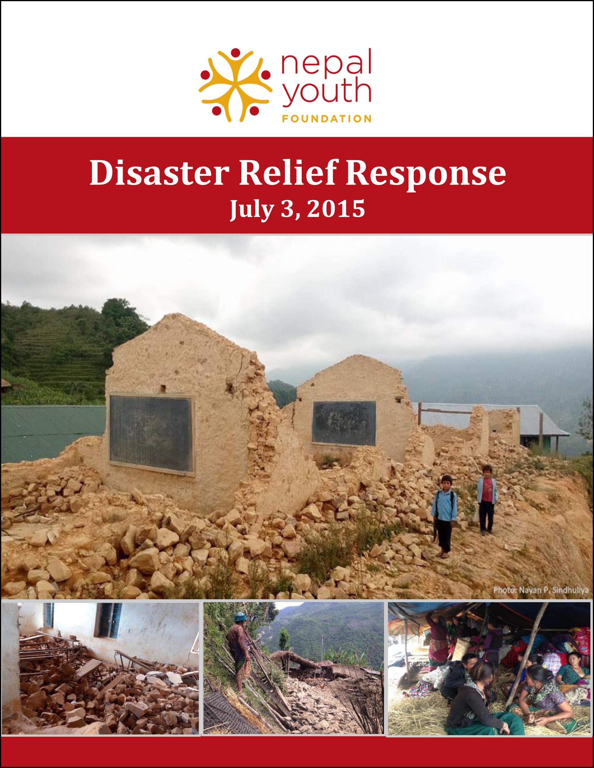 NYF's Disaster Relief respose, July 3, 2015 -
