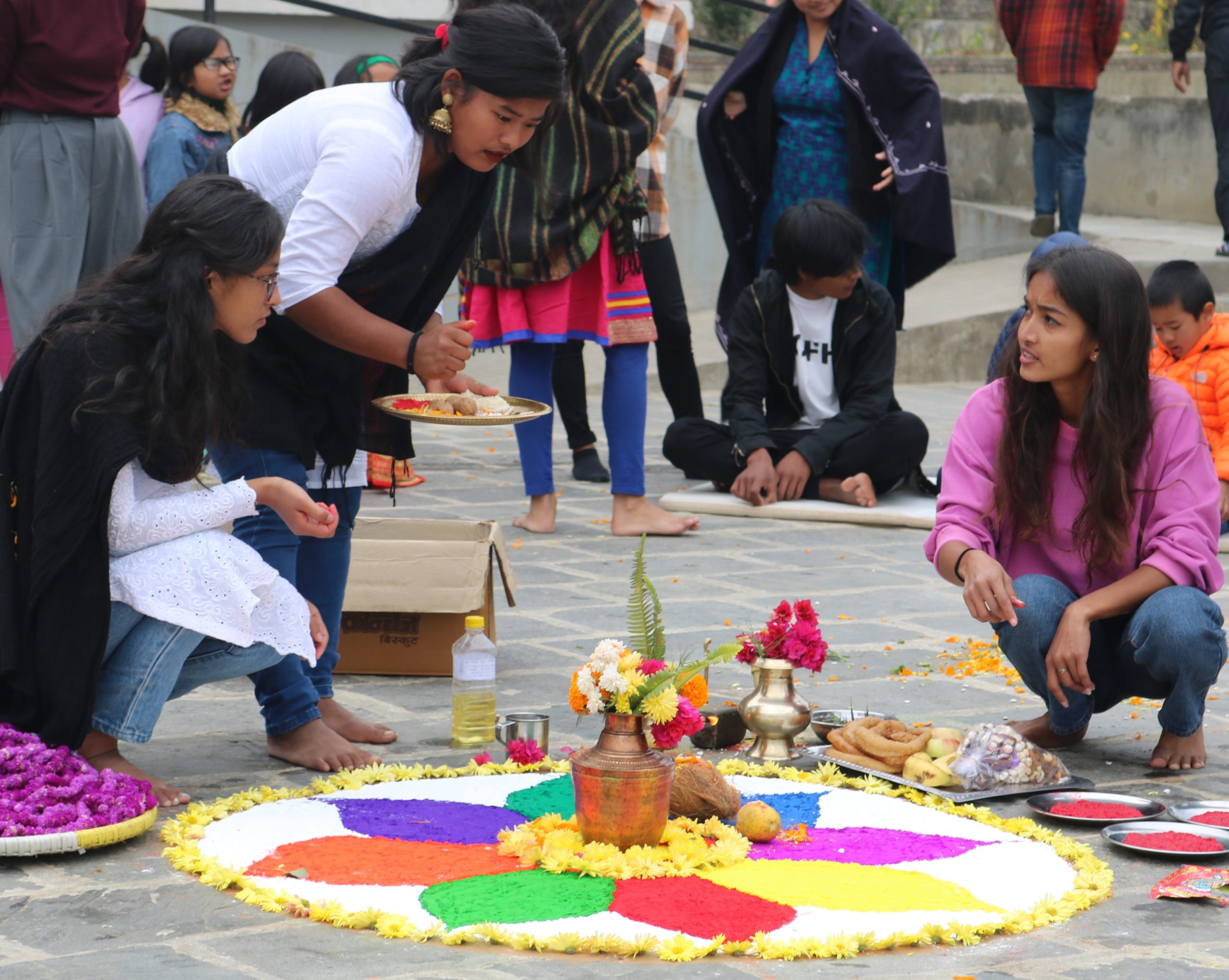 Tihar Celebration with Olgapuri, A Children's Shelter in Nepal