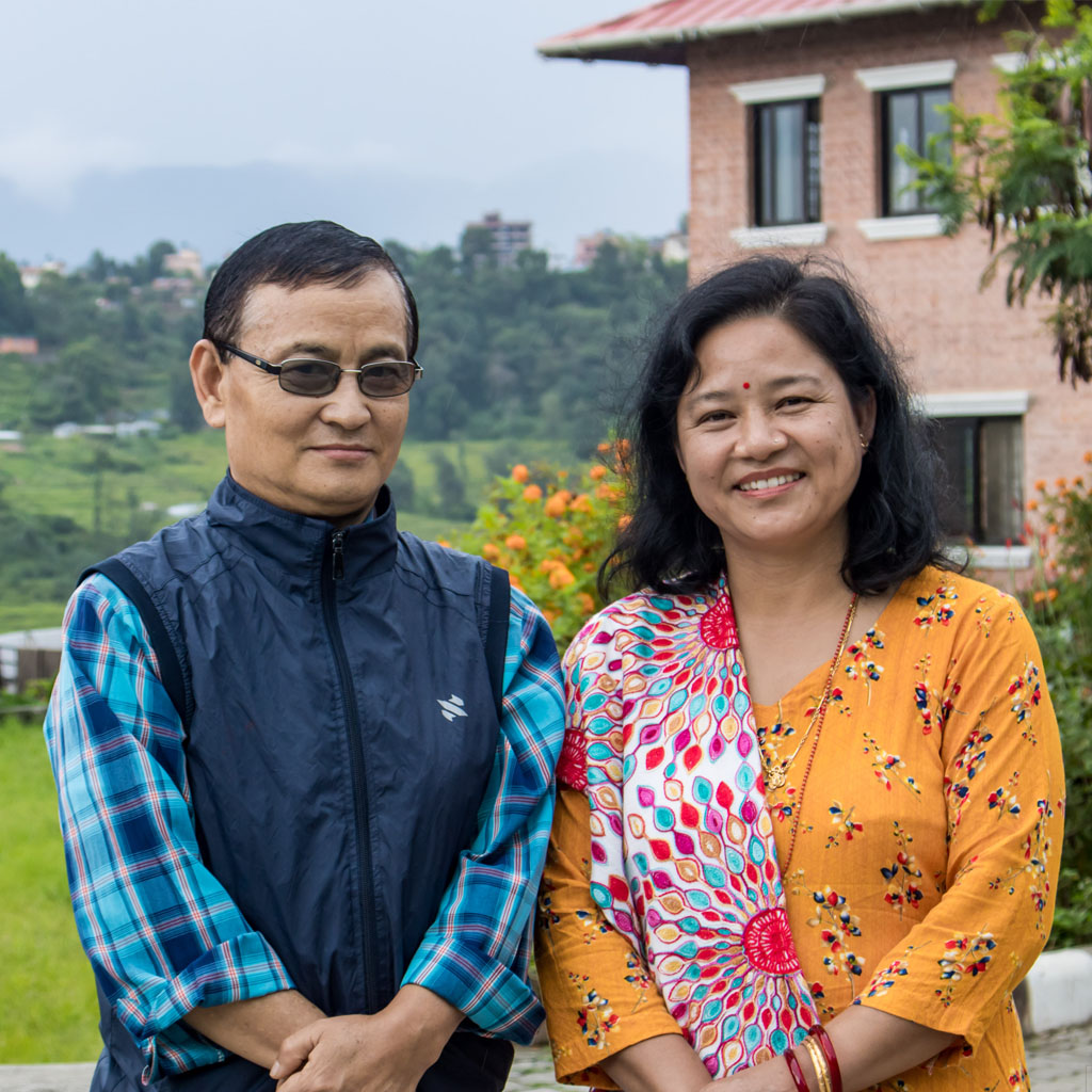 Pushpa Thapa and Bishnu Rana