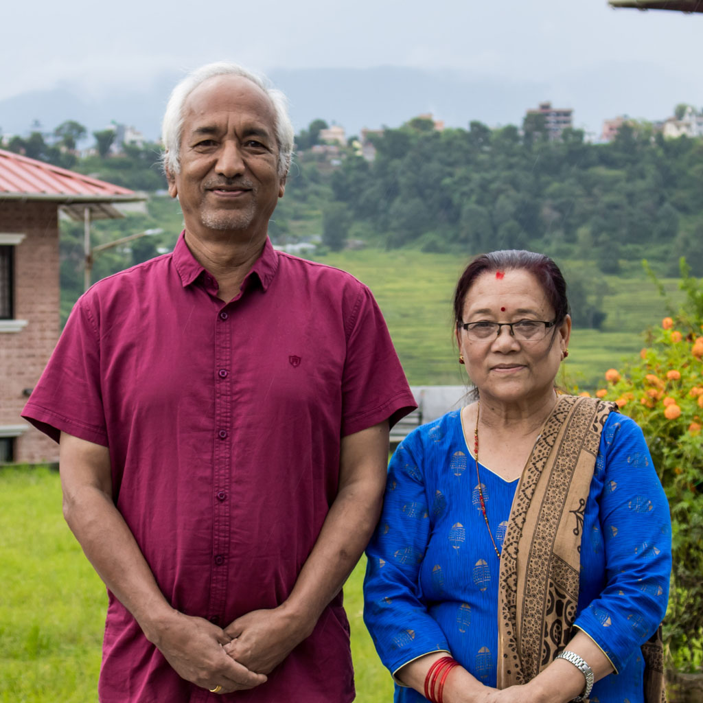 Hem Prasad Shrestha and Binu Shrestha