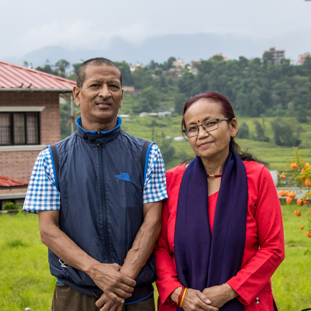 Bhim Shrestha and Shreemaya Shrestha
