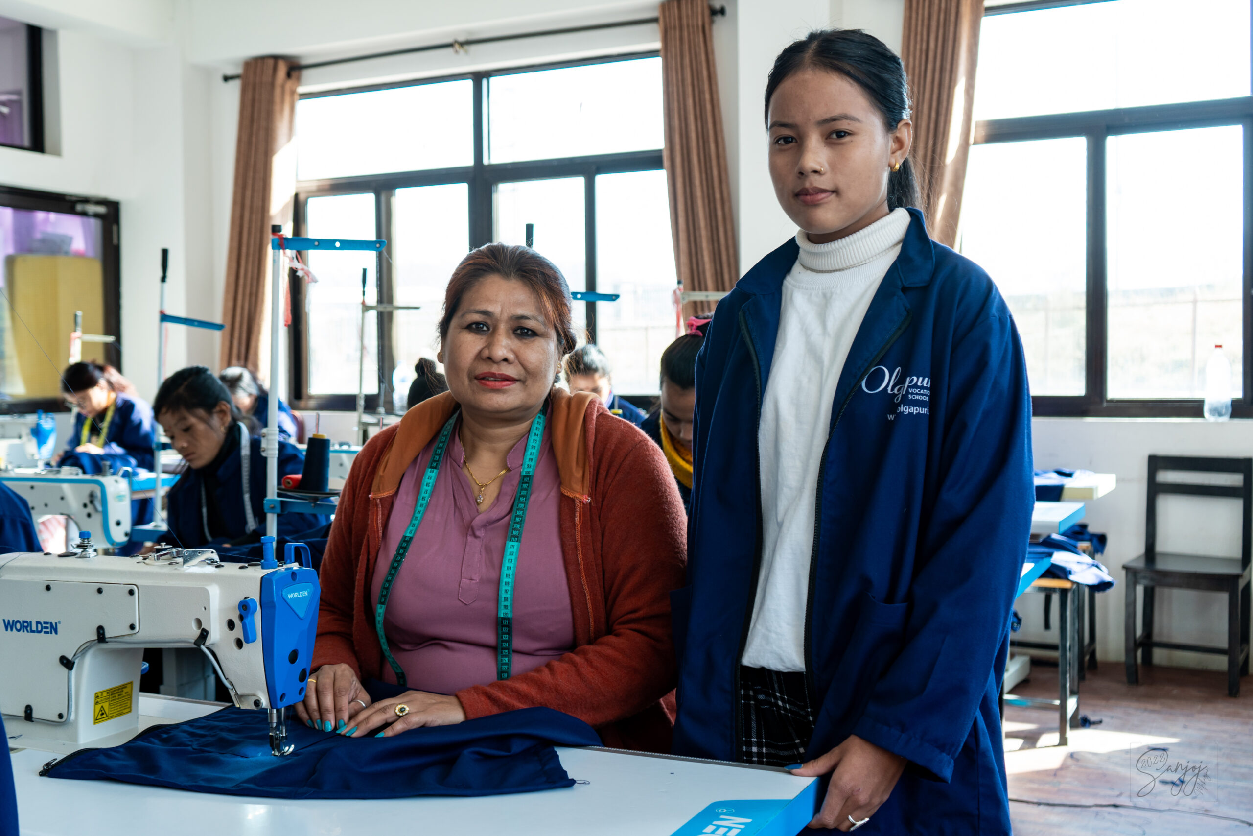 Industrial Tailoring at Olgapuri Vocational School