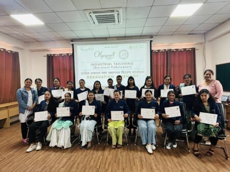 10th Batch of Industrial Tailoring Students graduate!