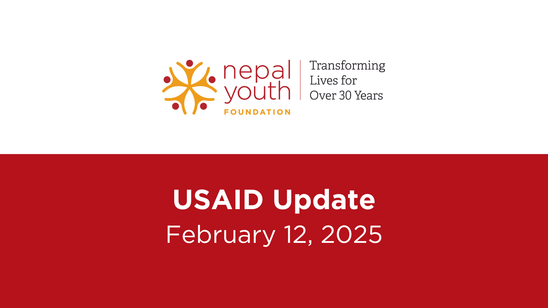 NYF Update: Regarding USAID